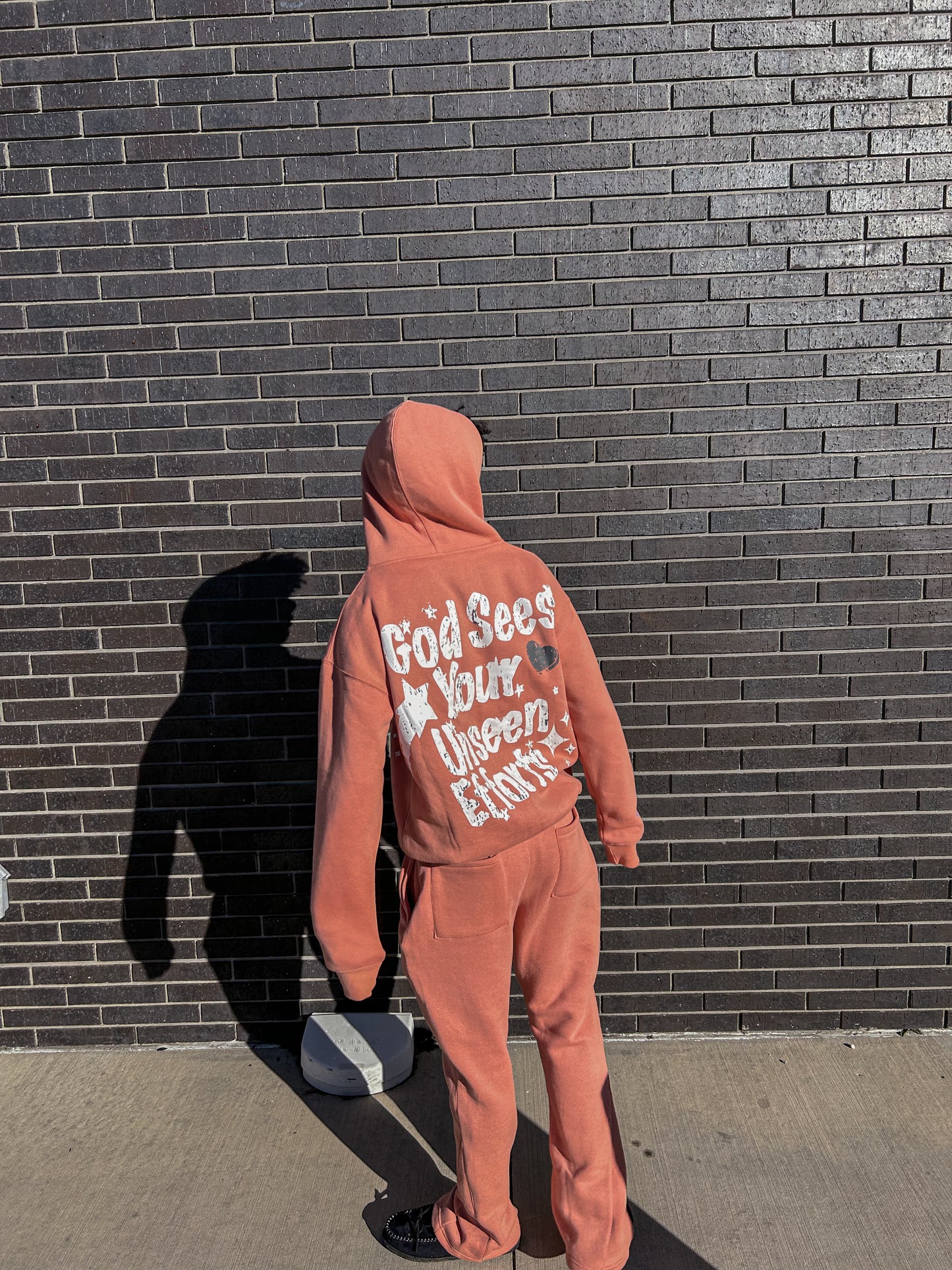 UNSUNG STAR SWEATPANTS - PEACH