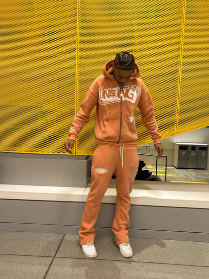 UNSUNG STAR SWEATPANTS - PEACH