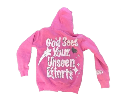 UNSUNG STAR ZIP UP - PINK