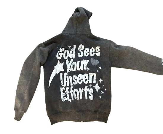 UNSUNG STAR ZIP UP - BLACK