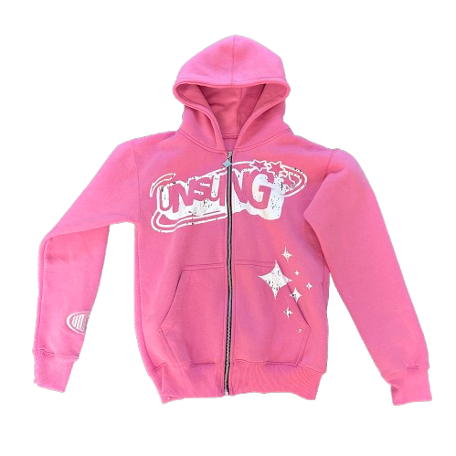 UNSUNG STAR ZIP UP - PINK