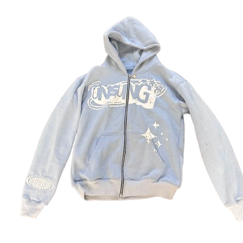 UNSUNG STAR ZIP UP - BLUE
