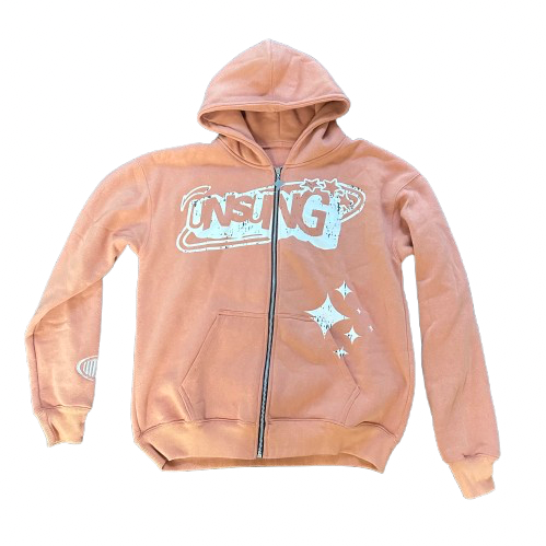 UNSUNG STAR ZIP UP - PEACH