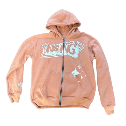 UNSUNG STAR ZIP UP - PEACH